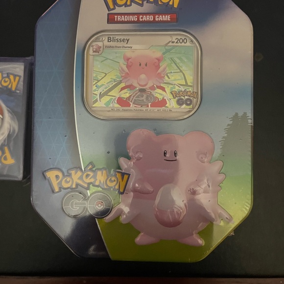 Pokemon GO Blissey Card Tin - Blue and Pink - Picture 2 of 5